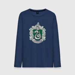 Мужской лонгслив хлопок Герб Слизерина