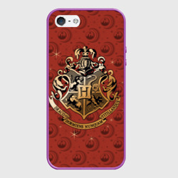 Чехол для iPhone 5/5S матовый Факультеты Хогвартса