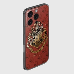 Чехол для iPhone 16 Pro силиконовый с защитой камеры Факультеты Хогвартса - фото 2