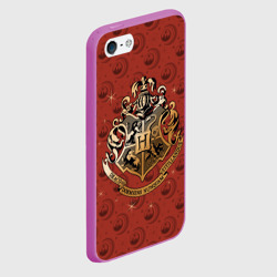 Чехол для iPhone 5/5S матовый Факультеты Хогвартса - фото 2