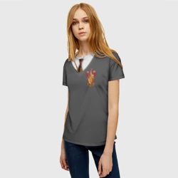 Женская футболка 3D Форма Гриффиндора - фото 2