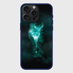 Чехол силиконовый для Apple iPhone 15 Pro Мax матовый  Patronus deer