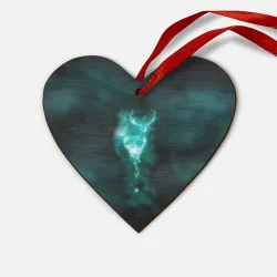 Деревянная игрушка Сердце  Patronus deer