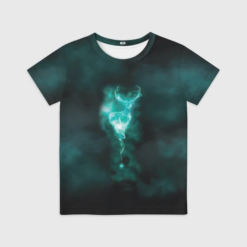 Детская футболка 3D  Patronus deer
