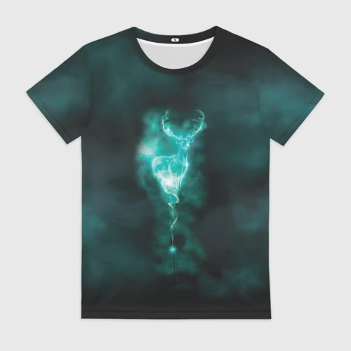 Женская футболка 3D  Patronus deer