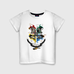 Детская футболка хлопок Hogwarts School of Witchcraft and Wizardry