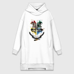 Платье-худи хлопок Hogwarts School of Witchcraft and Wizardry