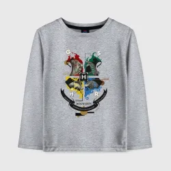 Детский лонгслив хлопок Hogwarts School of Witchcraft and Wizardry