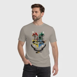 Мужская футболка хлопок Hogwarts School of Witchcraft and Wizardry - фото 2