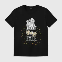 Мужская футболка хлопок Dobby is free
