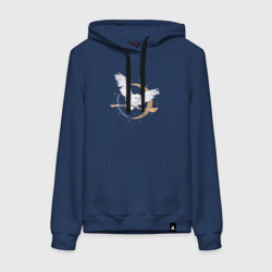 Женская толстовка хлопок Сова Гарри Поттера