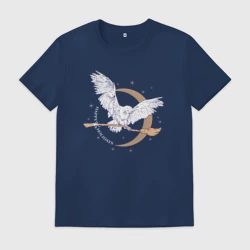 Мужская футболка хлопок Сова Гарри Поттера