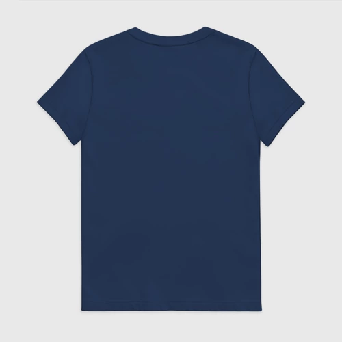 Женская футболка хлопок с принтом Сова Гарри Поттера, вид сзади #1