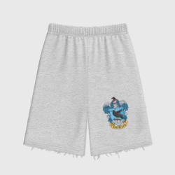 Женские шорты oversize футер хлопок Ravenclaw факультет