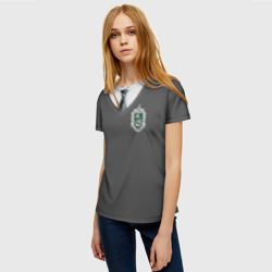 Женская футболка 3D Форма Слизерина - фото 2