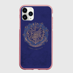 Чехол для iPhone 11 Pro Max матовый Happy Christmas - Hogwarts