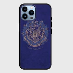 Чехол для iPhone 14 Pro Max Happy Christmas - Hogwarts