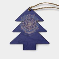 Игрушка деревянная Ёлочка Happy Christmas - Hogwarts