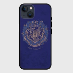 Чехол для iPhone 14 Happy Christmas - Hogwarts