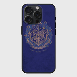 Чехол силиконовый для Apple iPhone 15 Pro матовый Happy Christmas - Hogwarts