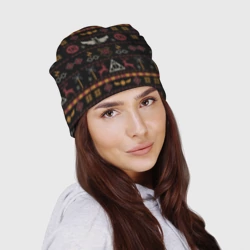 Шапка 3D Новогодний паттерн - Гарри Поттер - фото 2