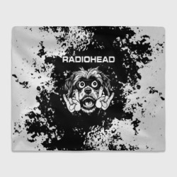 Плед 3D Radiohead рок пес