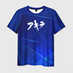 Мужская футболка 3D Akira blue poly
