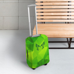Чехол для чемодана 3D Placebo green poly - фото 2