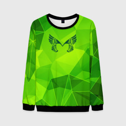 Мужской свитшот 3D Placebo green poly