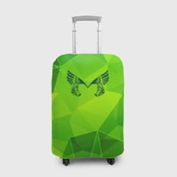 Чехол для чемодана 3D Placebo green poly