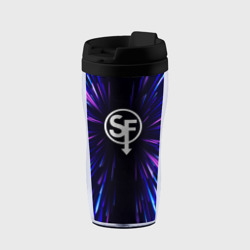 Термокружка-непроливайка Sally Face neon energy