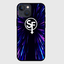 Чехол для iPhone 13 mini Sally Face neon energy