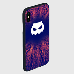 Чехол для iPhone XS Max матовый DanMachi red energy - фото 2