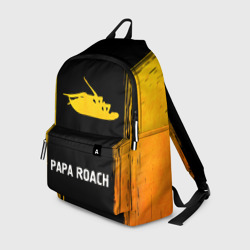 Рюкзак 3D Papa Roach - gold gradient по-центру