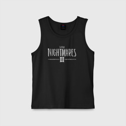 Детская майка хлопок Litttle nightmares 3 logo