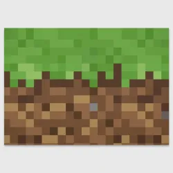 Поздравительная открытка Earth - Minecraft