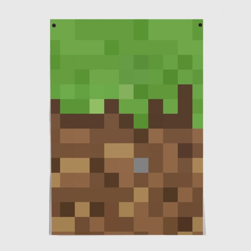 Постер Earth - Minecraft
