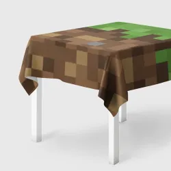 Скатерть 3D Earth - Minecraft