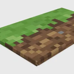 Холст прямоугольный Earth - Minecraft - фото 3