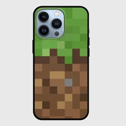 Чехол для iPhone 13 Pro Earth - Minecraft
