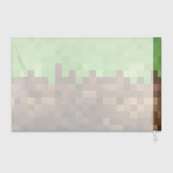 Флаг 3D Earth - Minecraft - фото 2