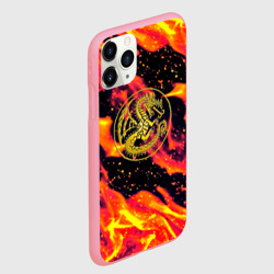 Чехол для iPhone 11 Pro Max матовый Monster hunter fire steel - фото 2