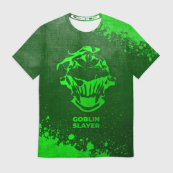 Мужская футболка 3D Goblin Slayer - green gradient
