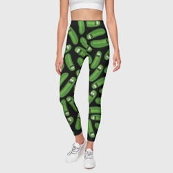 Леггинсы 3D Огурчик Рик - фото 2