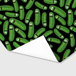 Бумага для упаковки 3D Огурчик Рик - фото 2