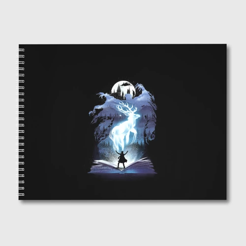 Альбом для рисования Harry Potter patronus and dementors
