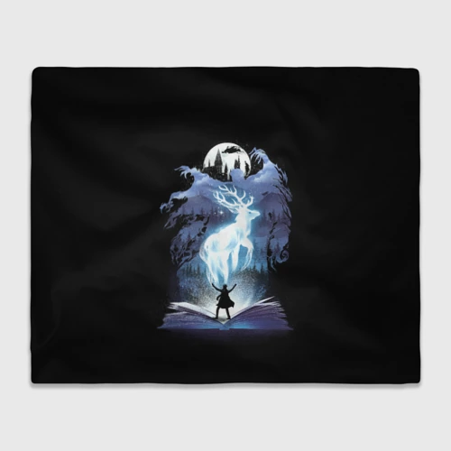 Плед 3D Harry Potter patronus and dementors