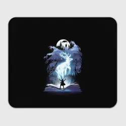 Прямоугольный коврик для мышки Harry Potter patronus and dementors