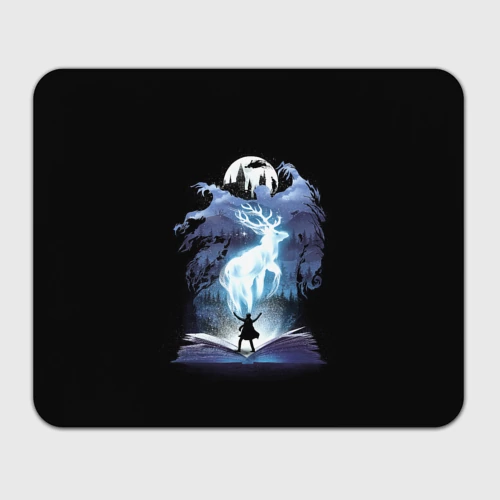 Прямоугольный коврик для мышки Harry Potter patronus and dementors
