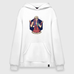 Худи SuperOversize хлопок Крутая снегурка